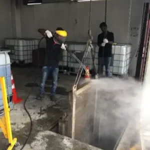 High Pressure Water Jet Cleaning